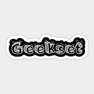 Geekset Sketchy Sticker